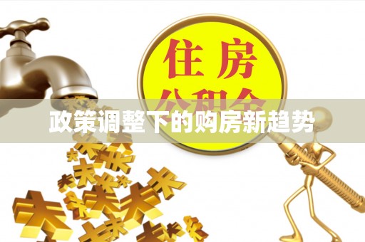 金坛政策调整下的购房新趋势