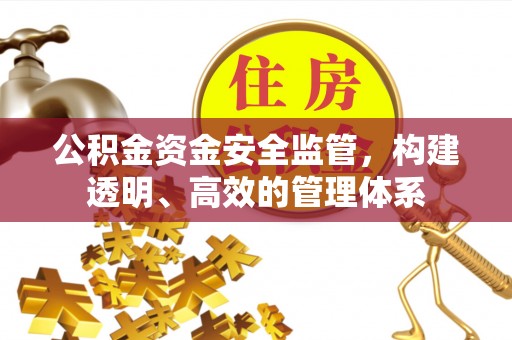 金坛公积金资金安全监管，构建透明、高效的管理体系
