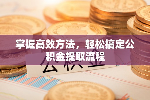金坛掌握高效方法，轻松搞定公积金提取流程